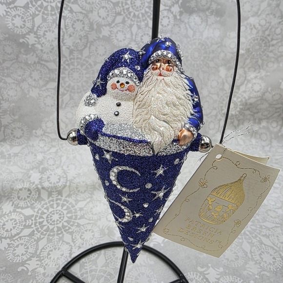 Patricia Breen Other - Patricia Breen "Victorian Candy Cone Night Sky" Christmas Ornament 2580 VTG 2005